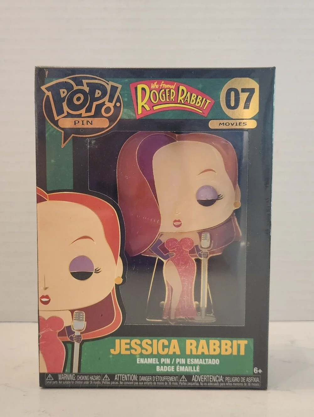 Jessica Rabbit Enamel Pin - Picture 4 of 6